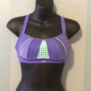 Victoria secret sports bra size 32b purple
